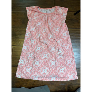 Girls' Tea Collection Dress Size 7 Pink White